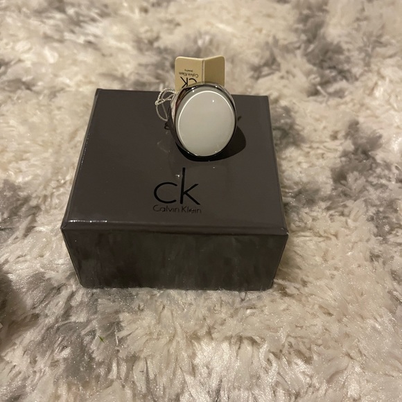 Calvin Klein Jewelry - NWT Calvin Klein Ring White Dome 5